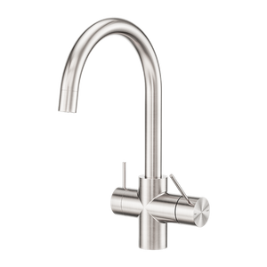 NERO MECCA 3 WAY FILTERED MIXER TAP 350MM BRUSHED NICKEL