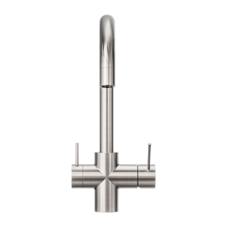 NERO MECCA 3 WAY FILTERED MIXER TAP 350MM BRUSHED NICKEL