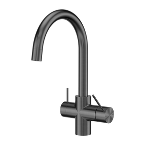 NERO MECCA 3 WAY FILTERED MIXER TAP 350MM GUN METAL