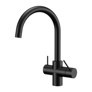 NERO MECCA 3 WAY FILTERED MIXER TAP 350MM MATTE BLACK