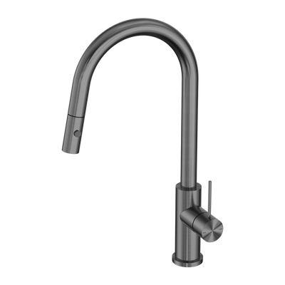 NERO MECCA PULL OUT SINK MIXER WITH VEGIE SPRAY GUN METAL