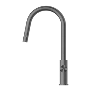 NERO MECCA PULL OUT SINK MIXER WITH VEGIE SPRAY GUN METAL