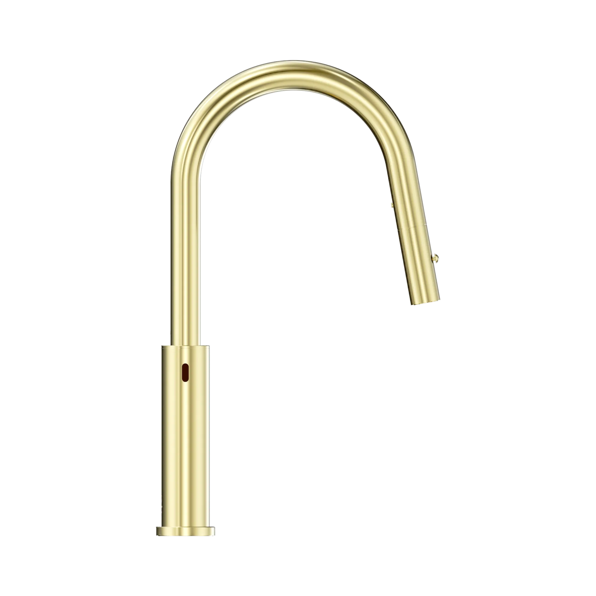 NERO MECCA SMART SENSOR PULL OUT KITCHEN MIXER 438MM BRUSHED GOLD