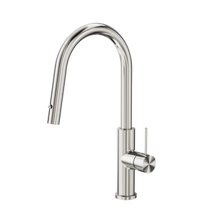 NERO MECCA SMART SENSOR PULL OUT KITCHEN MIXER BRUSHED NICKEL