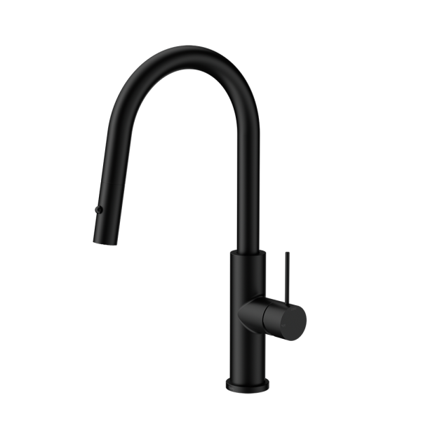 NERO MECCA SMART SENSOR PULL OUT KITCHEN MIXER MATTE BLACK