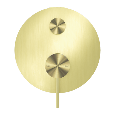 NERO MECCA SHOWER MIXER WITH DIVERTER BRUSHED GOLD