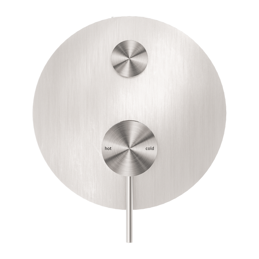 NERO MECCA SHOWER MIXER WITH DIVERTER BRUSHED NICKEL