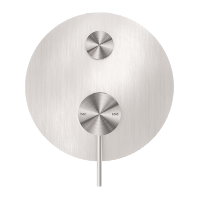 NERO MECCA SHOWER MIXER WITH DIVERTER BRUSHED NICKEL