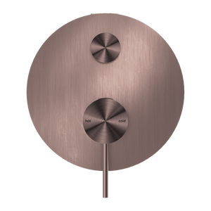 NERO MECCA SHOWER MIXER WITH DIVERTER BRUSHED BRONZE