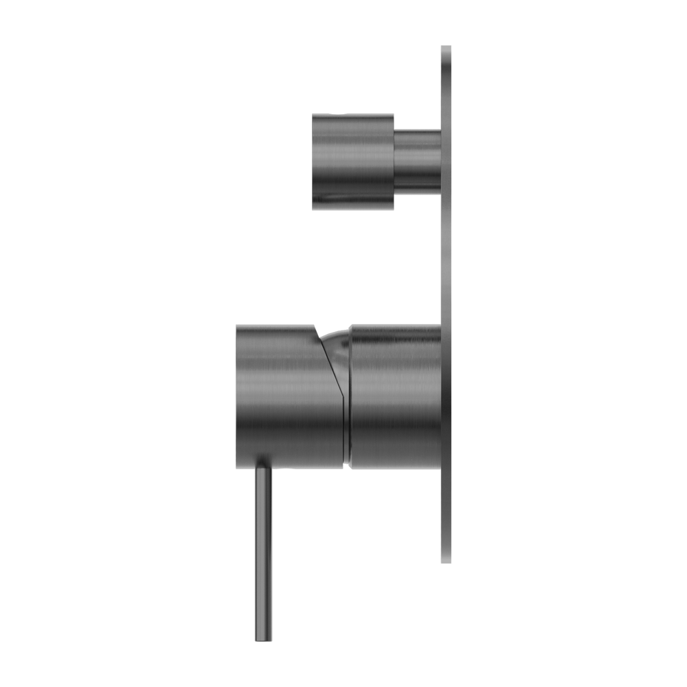 NERO MECCA SHOWER MIXER WITH DIVERTER GUN METAL