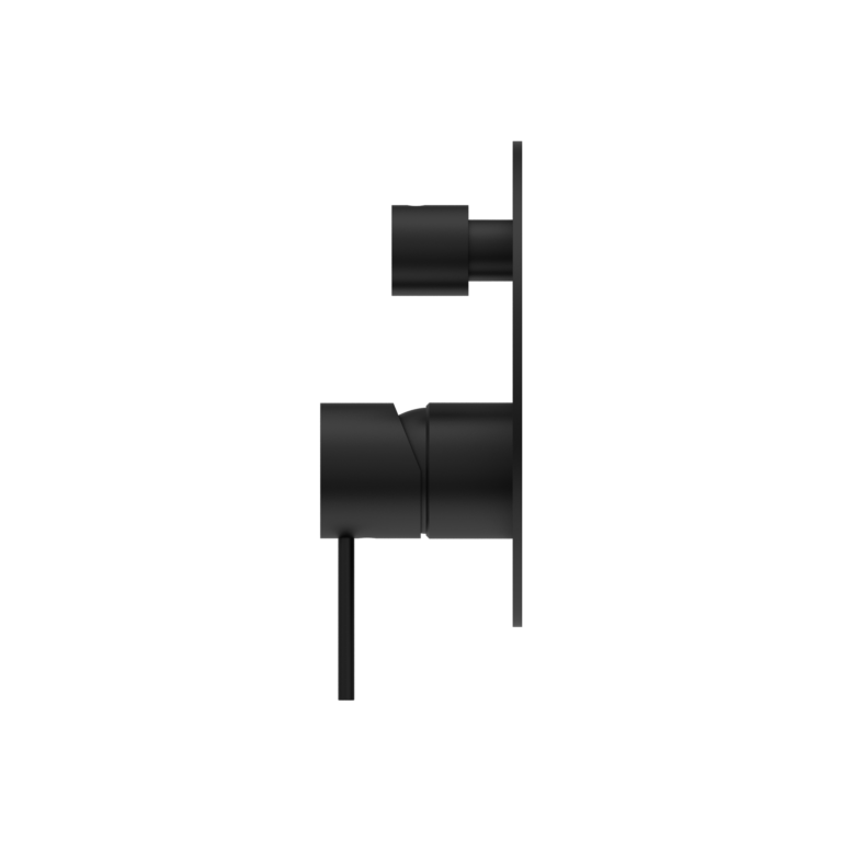 NERO MECCA SHOWER MIXER WITH DIVERTOR 130MM MATTE BLACK