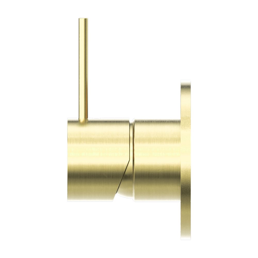 NERO MECCA SHOWER MIXER HANDLE UP BRUSHED GOLD