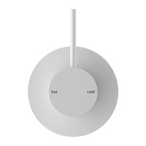NERO MECCA HANDLE UP SHOWER MIXER MATTE WHITE