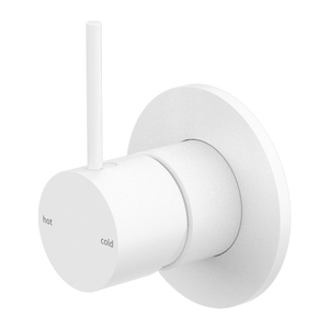 NERO MECCA HANDLE UP SHOWER MIXER MATTE WHITE