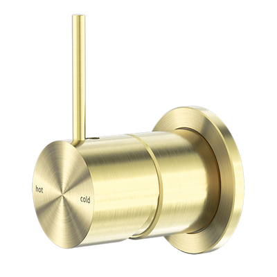 NERO MECCA SHOWER MIXER HANDLE UP PLATE BRUSHED GOLD
