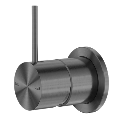 NERO MECCA SHOWER MIXER HANDLE UP PLATE GUN METAL