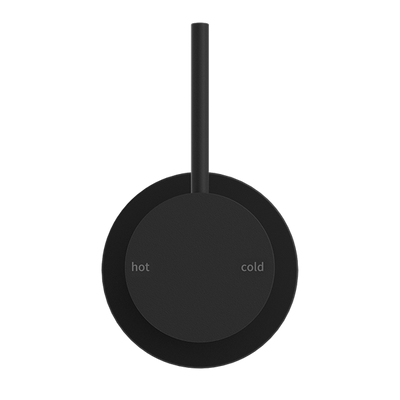 NERO MECCA HANDLE UP SHOWER MIXER MATTE BLACK