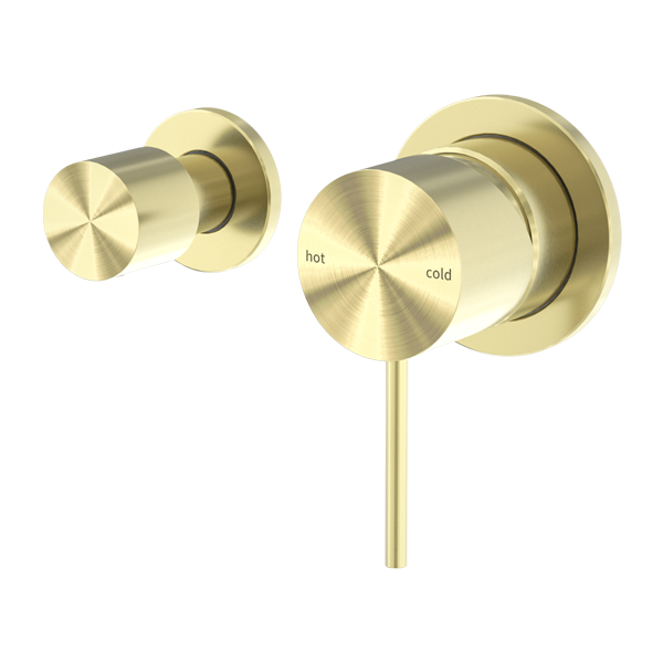 NERO MECCA SHOWER MIXER WITH 2 WAY DIVERTER BRUSHED GOLD