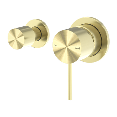 NERO MECCA SHOWER MIXER WITH 2 WAY DIVERTER BRUSHED GOLD