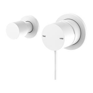 NERO MECCA SHOWER MIXER WITH 2 WAY DIVERTER MATTE WHITE
