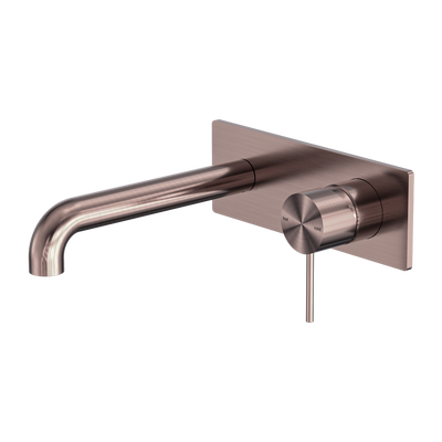NERO MECCA WALL BASIN/ BATH MIXER BRUSHED BRONZE (AVAILABLE IN 120MM,160MM,185MM, 230MM AND 260MM)