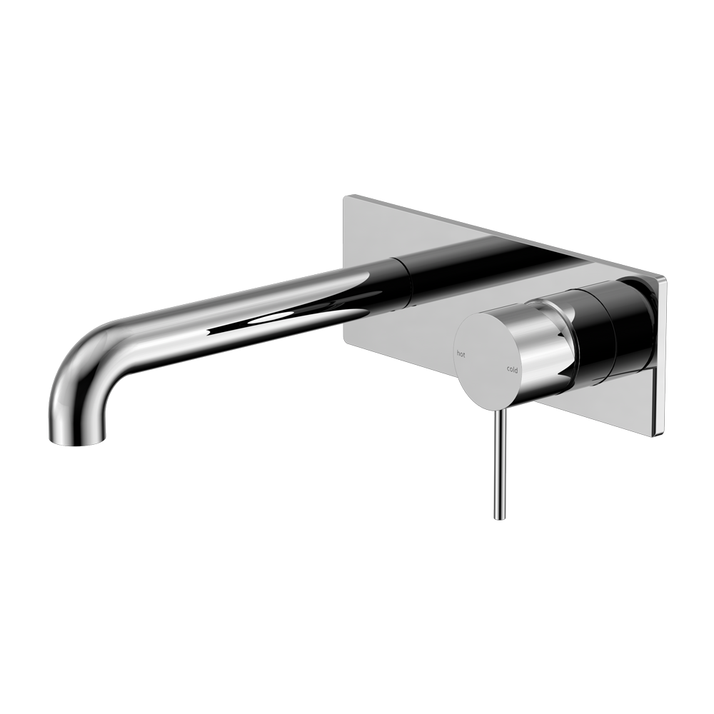 NERO MECCA WALL BASIN/ BATH MIXER CHROME (AVAILABLE IN 120MM, 160MM, 185MM, 230MM AND 260MM)