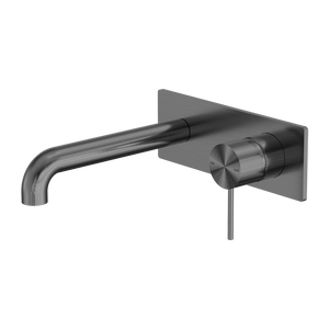 NERO MECCA WALL BASIN / BATH MIXER GUN METAL (AVAILABLE IN 120MM, 160MM, 185MM, 230MM AND 260MM)