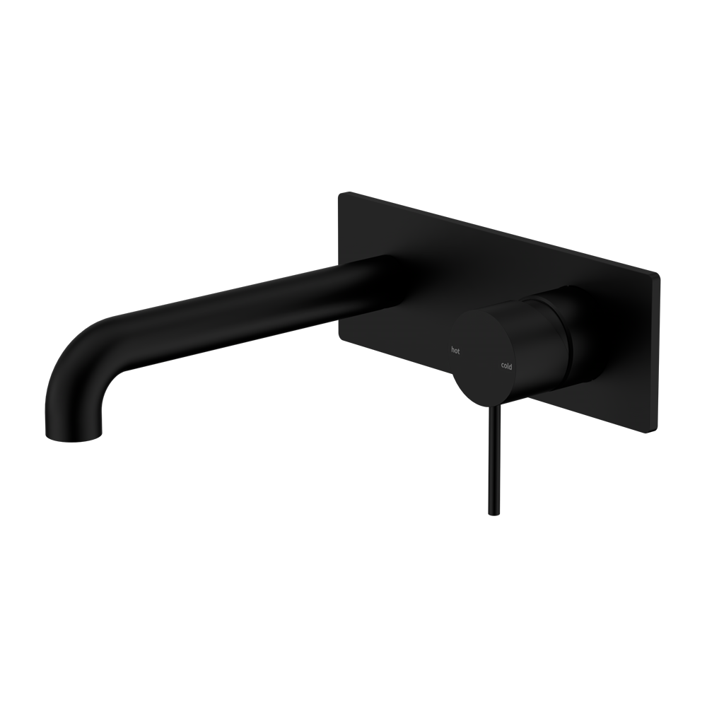 NERO MECCA WALL BASIN/ BATH MIXER MATTE BLACK (AVAILABLE IN 120MM, 160MM, 185MM, 230MM AND 260MM)