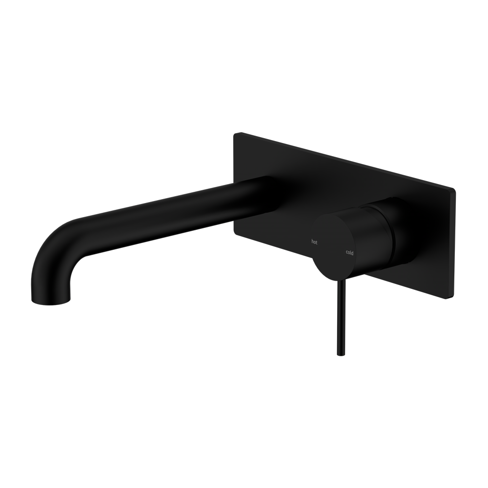 NERO MECCA WALL BASIN / BATH MIXER MATTE BLACK (AVAILABLE IN 120MM, 160MM, 185MM, 230MM AND 260MM)