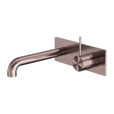 NERO MECCA WALL BASIN/ BATH MIXER HANDLE UP BRUSHED BRONZE (AVAILABLE IN 120MM,160MM,185MM, 230MM AND 260MM)