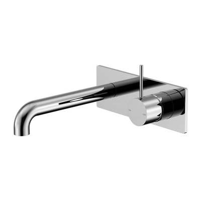 NERO MECCA WALL BASIN/BATH MIXER HANDLE UP CHROME  (AVAILABLE IN 120MM,160MM,185MM, 230MM AND 260MM)