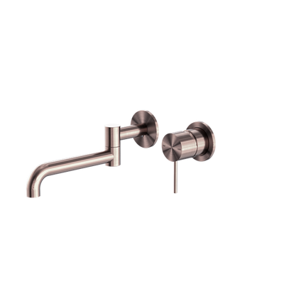 NERO MECCA WALL BASIN / BATH MIXER SWIVEL SPOUT BRUSHED BRONZE