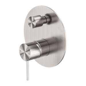 NERO MECCA SHOWER MIXER WITH DIVERTER BRUSHED NICKEL