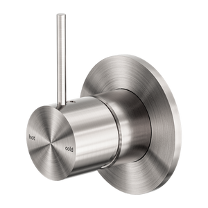 NERO MECCA SHOWER MIXER HANDLE UP BRUSHED NICKEL