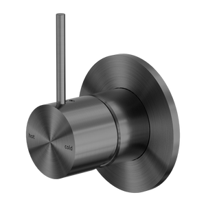 NERO MECCA SHOWER MIXER HANDLE UP GUN METAL