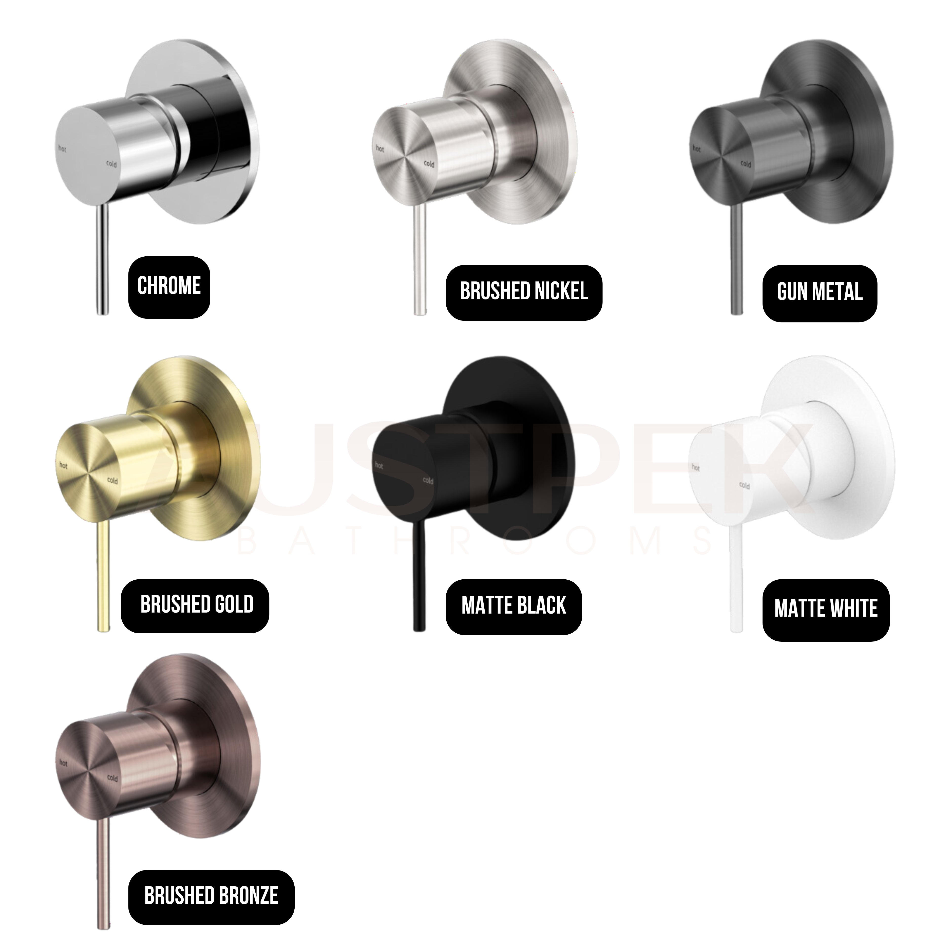 NERO MECCA SHOWER MIXER BRUSHED NICKEL