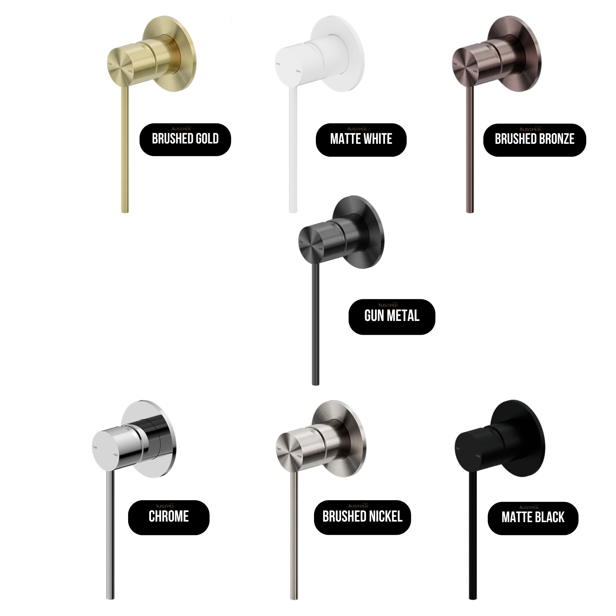 NERO MECCA CARE SHOWER MIXER GUN METAL