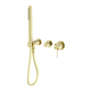 NERO MECCA SHOWER MIXER DIVERTER SYSTEM SEPARATE BACK PLATE BRUSHED GOLD
