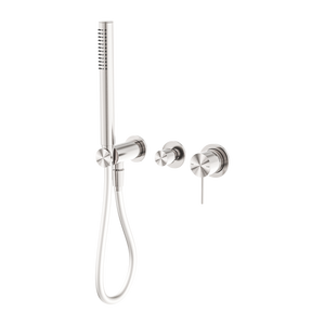 NERO MECCA SHOWER MIXER DIVERTER SYSTEM SEPARATE BACK PLATE BRUSHED NICKEL