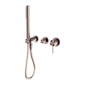 NERO MECCA SHOWER MIXER DIVERTER SYSTEM SEPARATE BACK PLATE BRUSHED BRONZE