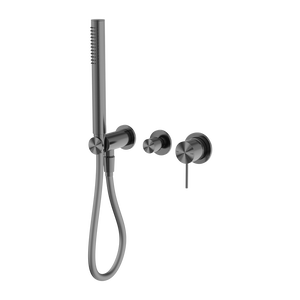 NERO MECCA SHOWER MIXER DIVERTER SYSTEM SEPARATE BACK PLATE GUN METAL