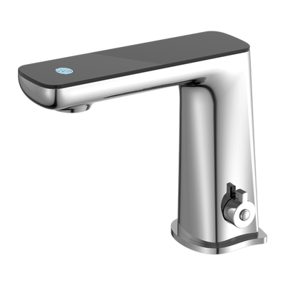 NERO CLAUDIA SENSOR MIXER WITH BLACK TOP DISPLAY 164MM CHROME