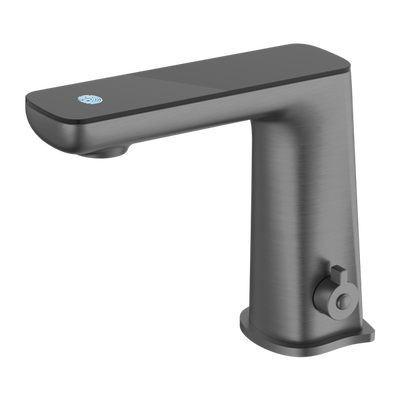 NERO CLAUDIA SENSOR MIXER WITH BLACK TOP DISPLAY 164MM GUN METAL