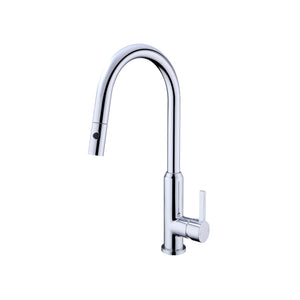 NERO PEARL SPRAY PULL OUT SINK MIXER 452MM CHROME