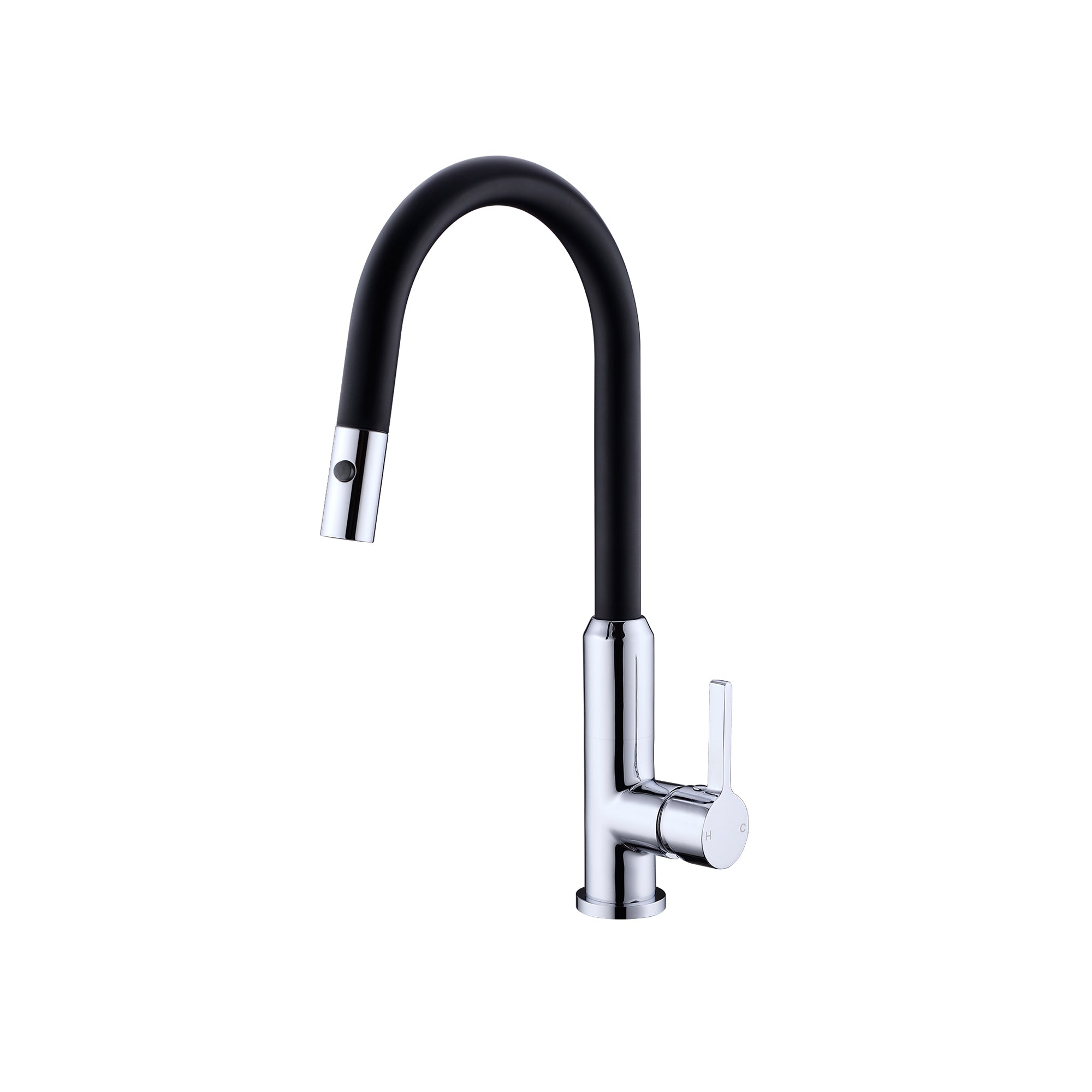 NERO PEARL SPRAY PULL OUT SINK MIXER 452MM MATTE BLACK