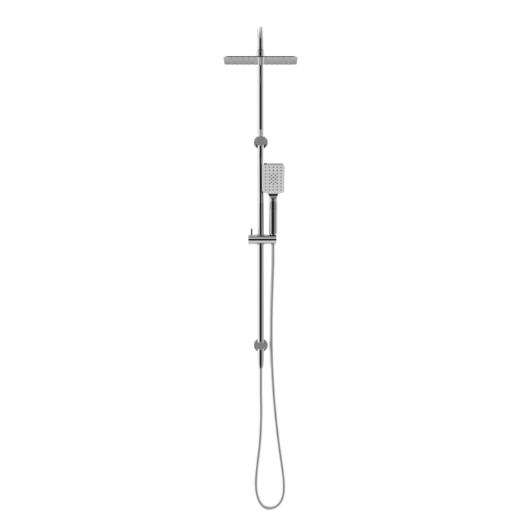 NERO SQUARE PROJECT TWIN SHOWER 250MM CHROME