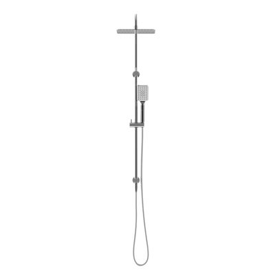NERO SQUARE PROJECT TWIN SHOWER 250MM CHROME
