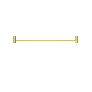 NERO MECCA SINGLE NON-HEATED TOWEL RAIL BRUSHED GOLD (ALSO AVAILABLE IN 600MM AND 800MM)