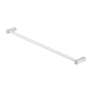 NERO MECCA SINGLE NON-HEATED TOWEL RAIL BRUSHED NICKEL (ALSO AVAILABLE IN 600MM AND 800MM)