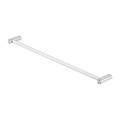 NERO MECCA SINGLE NON-HEATED TOWEL RAIL BRUSHED NICKEL (ALSO AVAILABLE IN 600MM AND 800MM)